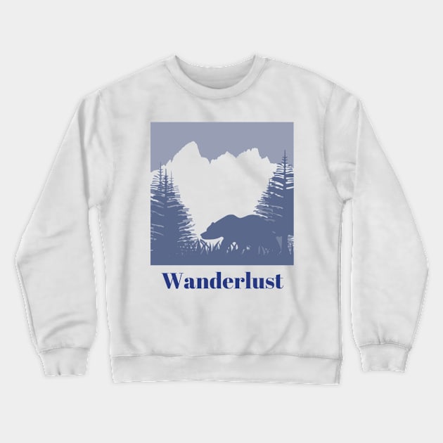 Wanderlust T shirt Crewneck Sweatshirt by Soraya7stars